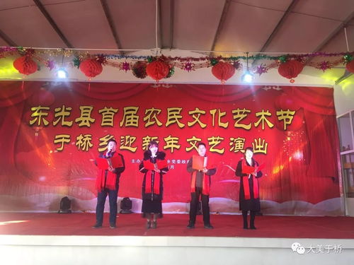 第一屆農(nóng)民文化藝術(shù)節(jié)于橋?qū)鰣A滿舉行